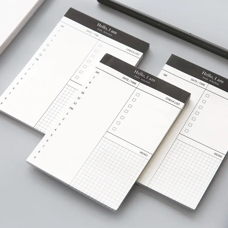 Bloc-notes A6 liste de tâches quotidiennes