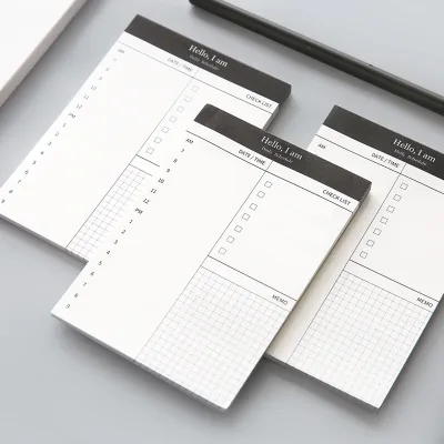 Bloc-notes A6 liste de tâches quotidiennes