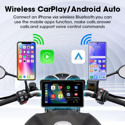 Écran GPS moto 7 pouces avec enregistreur vidéo – image 2
