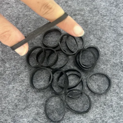 Élastiques noirs extensibles, lot de 100 – image 2