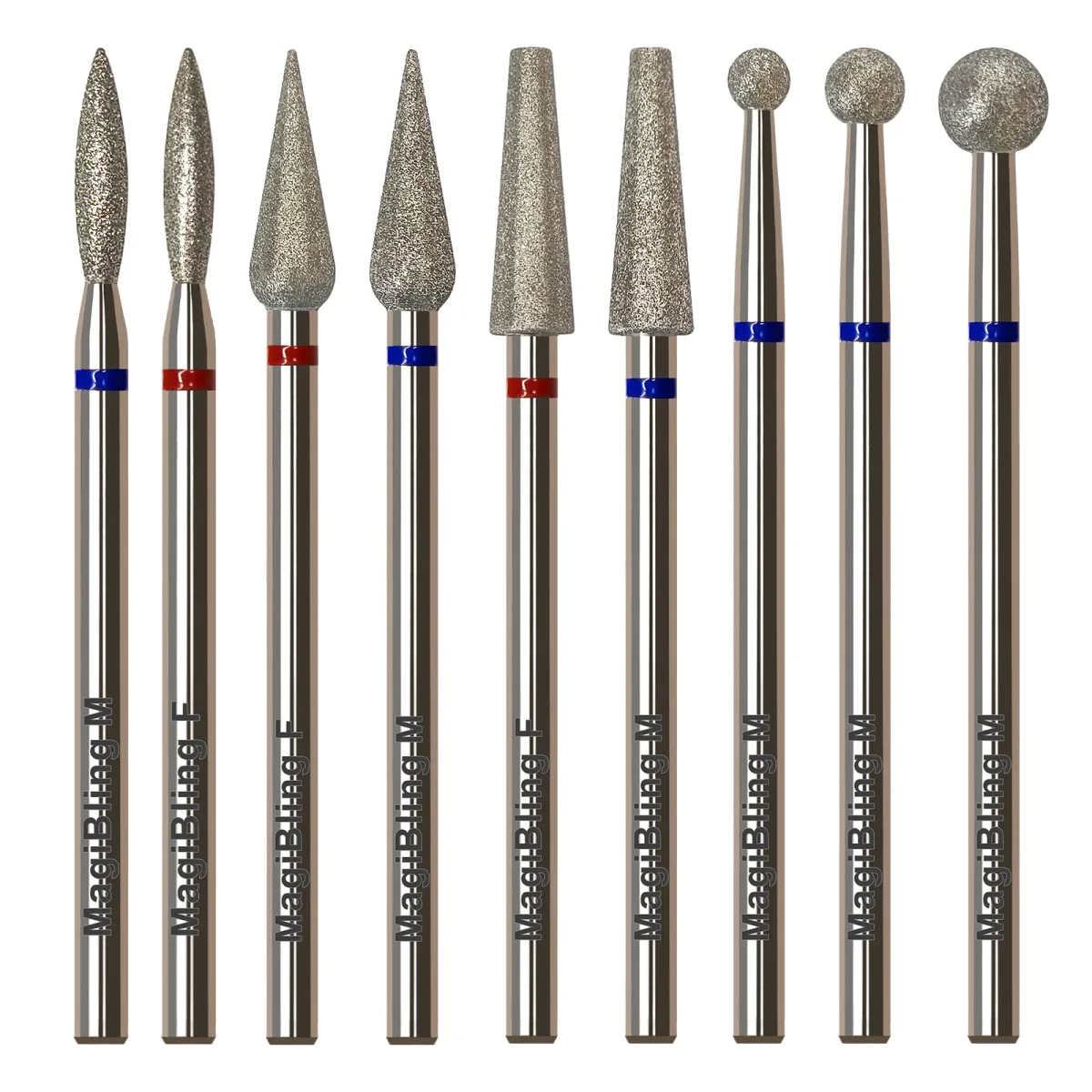 Embout de ponceuse à ongles en acier inoxydable