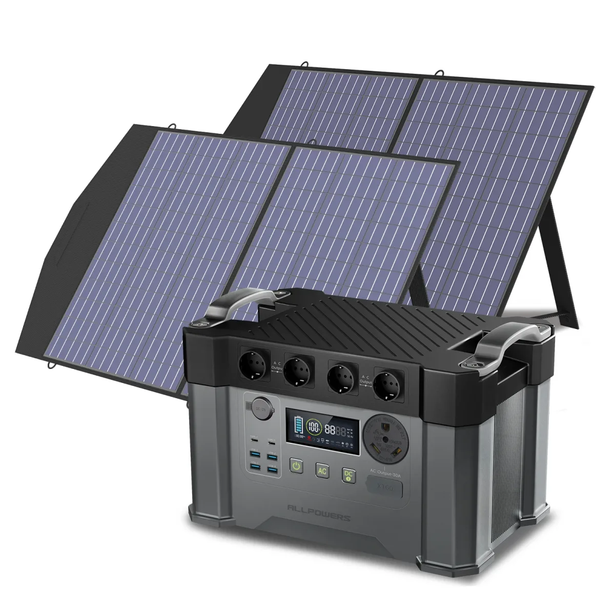 Générateur solaire 2400 W avec panneau solaire