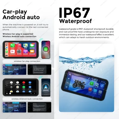 GPS moto à écran de 6,25 pouces, double Bluetooth – image 2