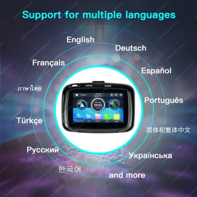 GPS moto écran tactile 5 pouces Bluetooth étanche – image 2