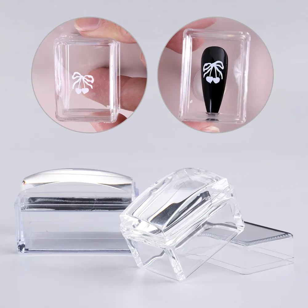 Kit d'estampage pour ongles, tampon et grattoir