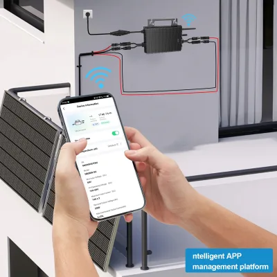Micro-onduleur solaire 1200 W WLAN pour balcon – image 3