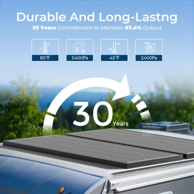 Panneau solaire rigide 100 W monocristallin – image 3