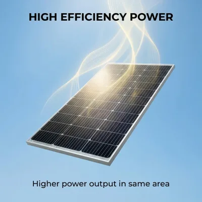 Panneau solaire rigide monocristallin 100 W – image 2