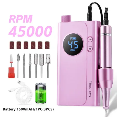 Perceuse à ongles électrique rechargeable portable