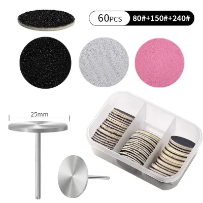 Râpe à pied avec disques abrasifs de rechange – image 2
